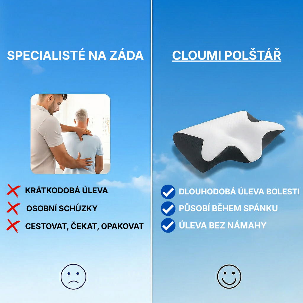 Cloumi: Speciální Polštář Pro Zdravější Spánek